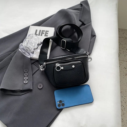 Texture PU Leather Crossbody Bag - Premium handbags from Trendsi - Just $23.99! Shop now at Handbags Specialist Headquarter