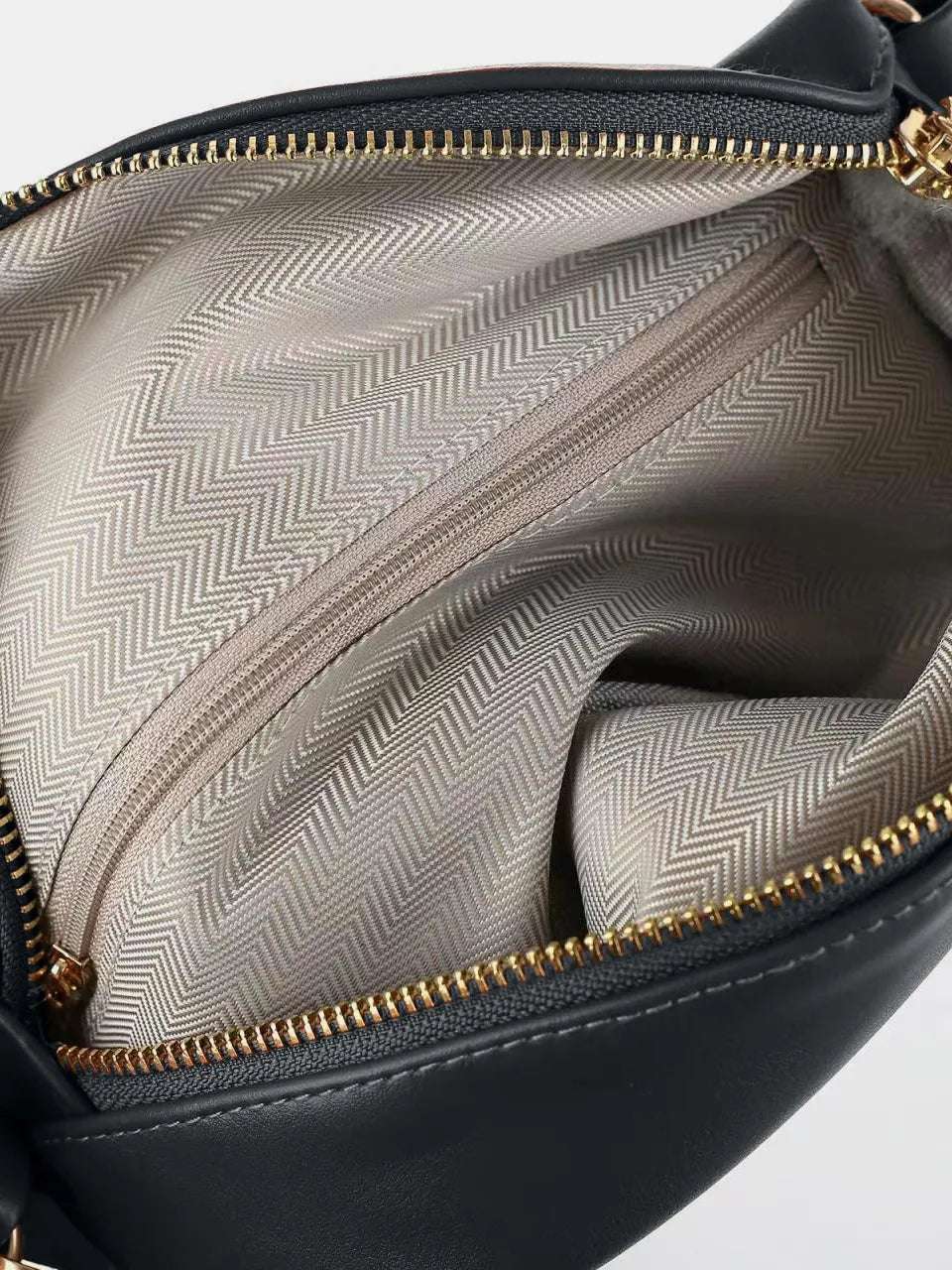 PU Leather Adjustable Strap Crossbody Bag - Premium Crossbody Bag from Trendsi - Just $34.99! Shop now at Handbags Specialist Headquarter