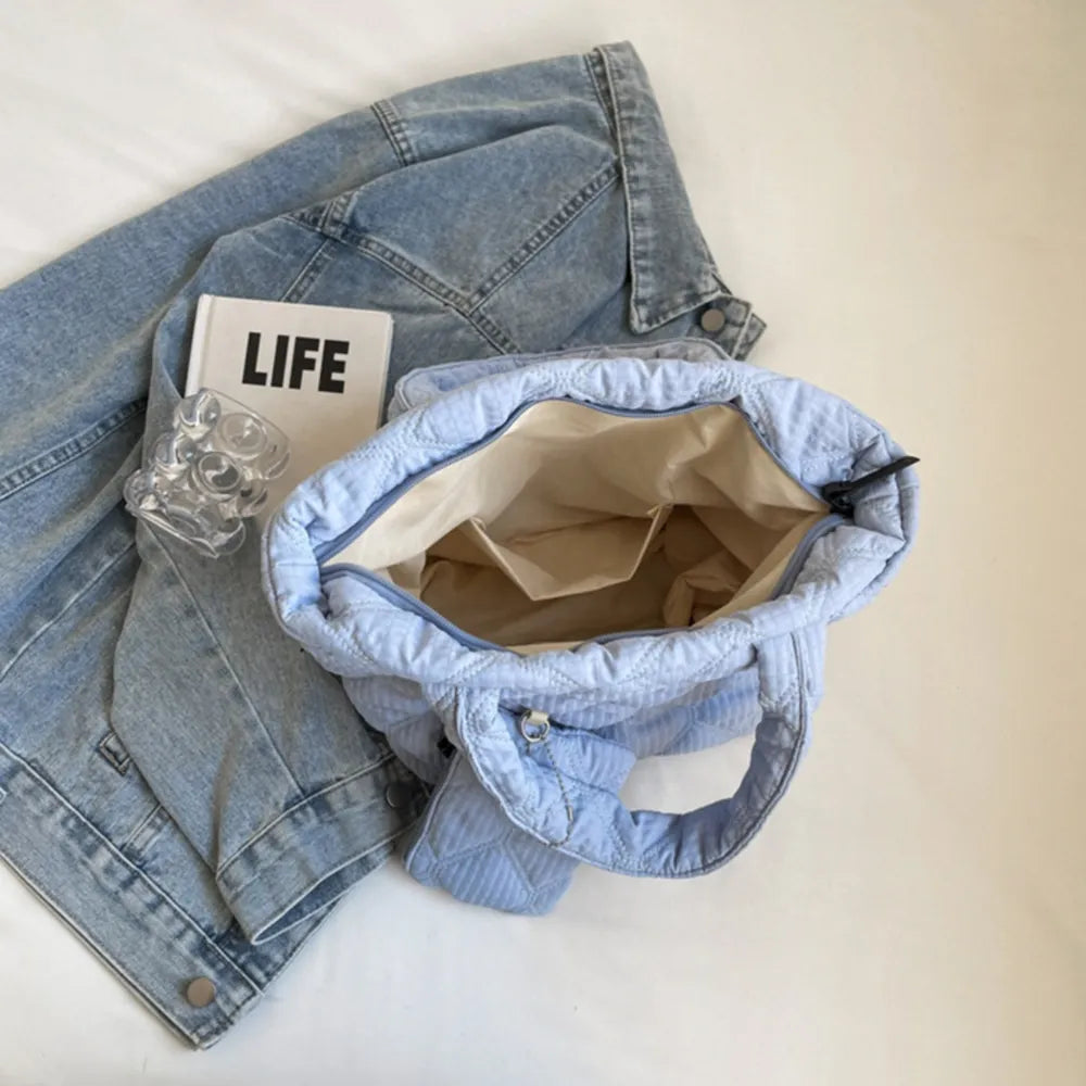 Polyester Medium Tote Bag - Premium Tote Bag from Trendsi - Just $32.99! Shop now at Handbags Specialist Headquarter