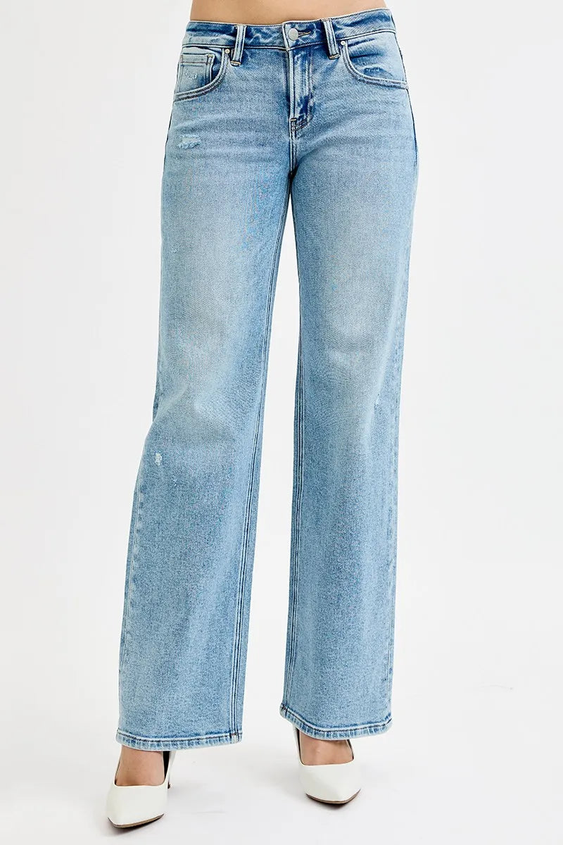 RISEN Full Size Low Rise Ankle Boyfriend Distressed Jeans Plus Size - Premium Women / Jeans & Denim from Trendsi - Just $66.99! Shop now at Handbags Specialist Headquarter