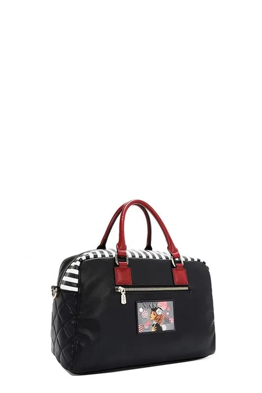 Nicole Lee USA Eco-Leather Boston Bag - Premium Tote Bag from Trendsi - Just $57.99! Shop now at Handbags Specialist Headquarter