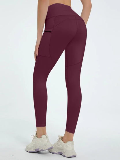 High Waist Active Leggings - Premium Leggings from Trendsi - Just $43.35! Shop now at Handbags Specialist Headquarter