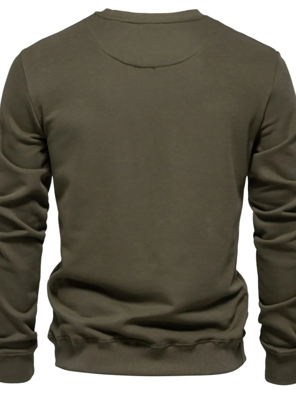 Men's Round Neck Long Sleeve Sweatshirt - Premium Men's Sweatshirts from Trendsi - Just $33.88! Shop now at Handbags Specialist Headquarter