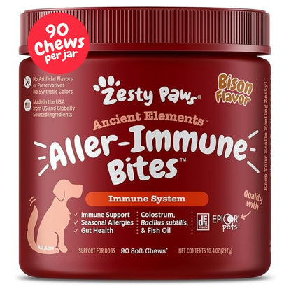 Zesty Paws Itch & Allergy Relief Chews - Lamb 90ct