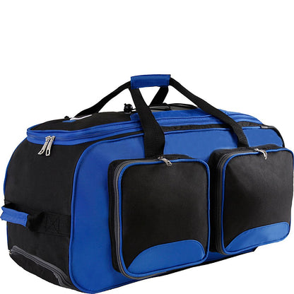 Fila 22 UltraLite Black Rolling Duffel Bag