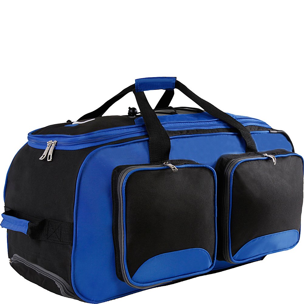 Fila 22 UltraLite Black Rolling Duffel Bag