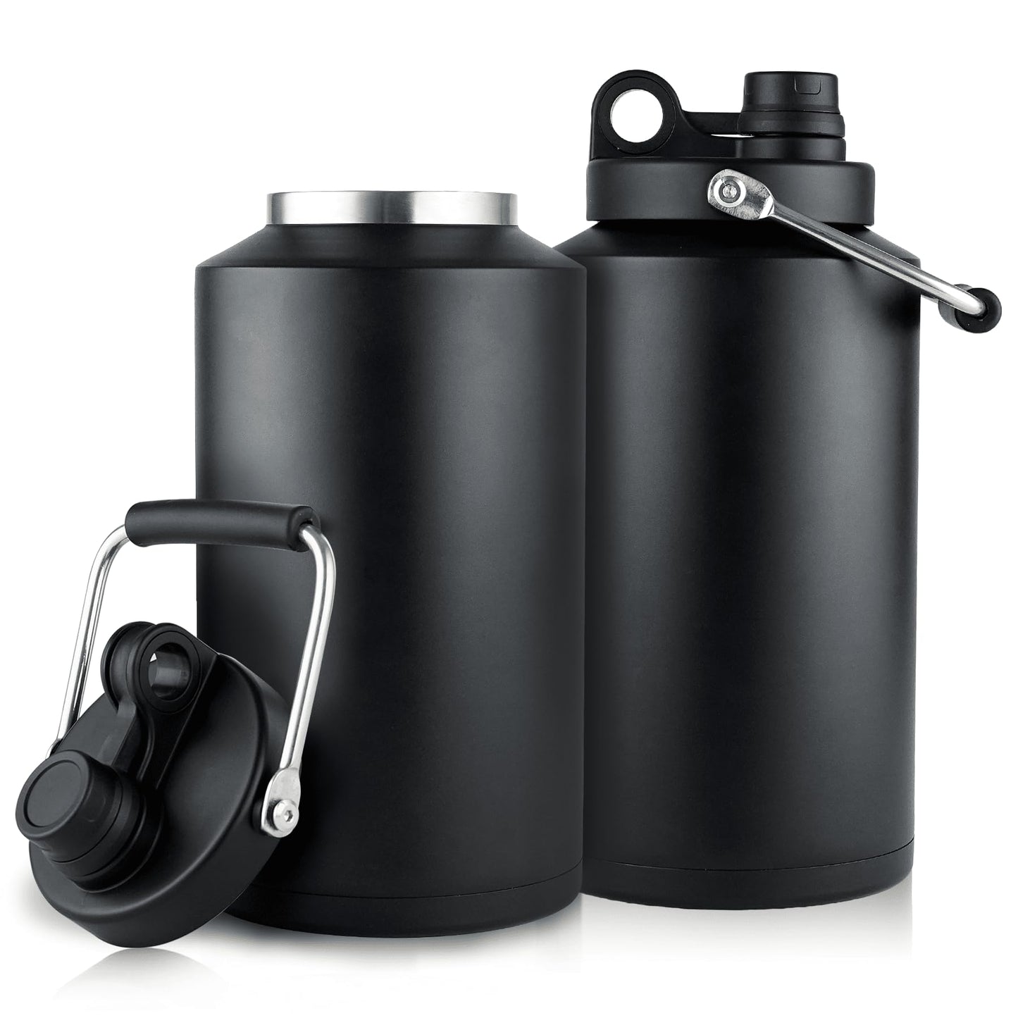 HydraGuard 128oz: Dual-Vacuum Stainless Water Jug