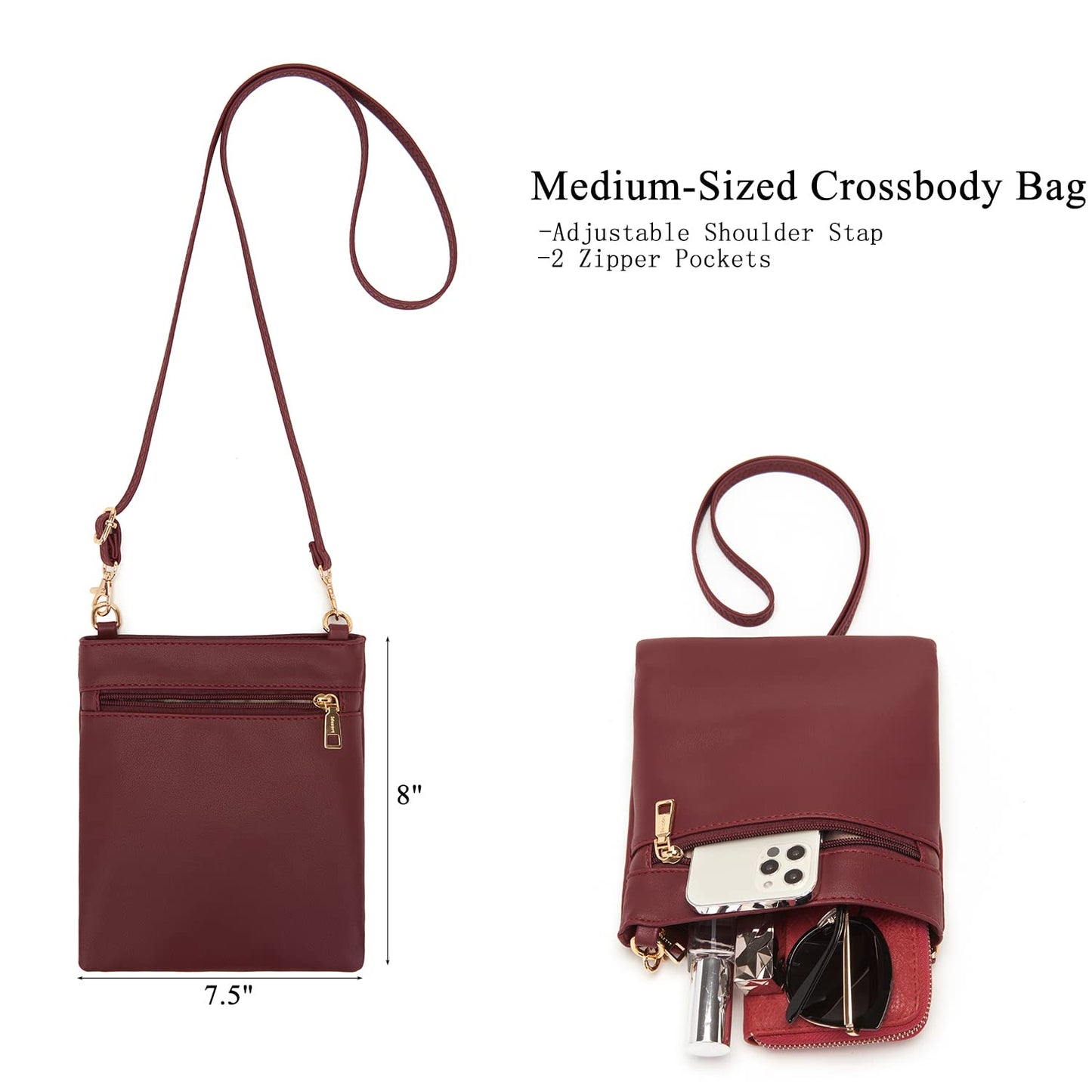 ChicCrossbody: Women's Tote & Wallet Set