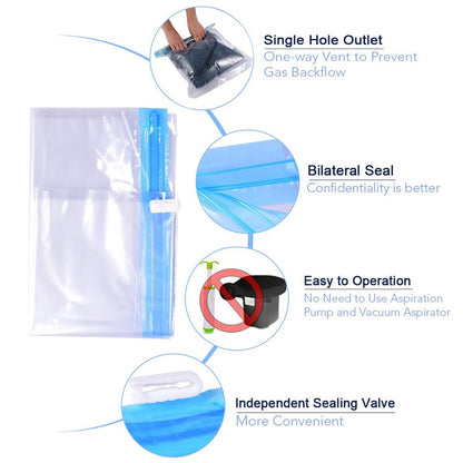 EasyPack 10-Count Compression Bags - Travel Must-Have
