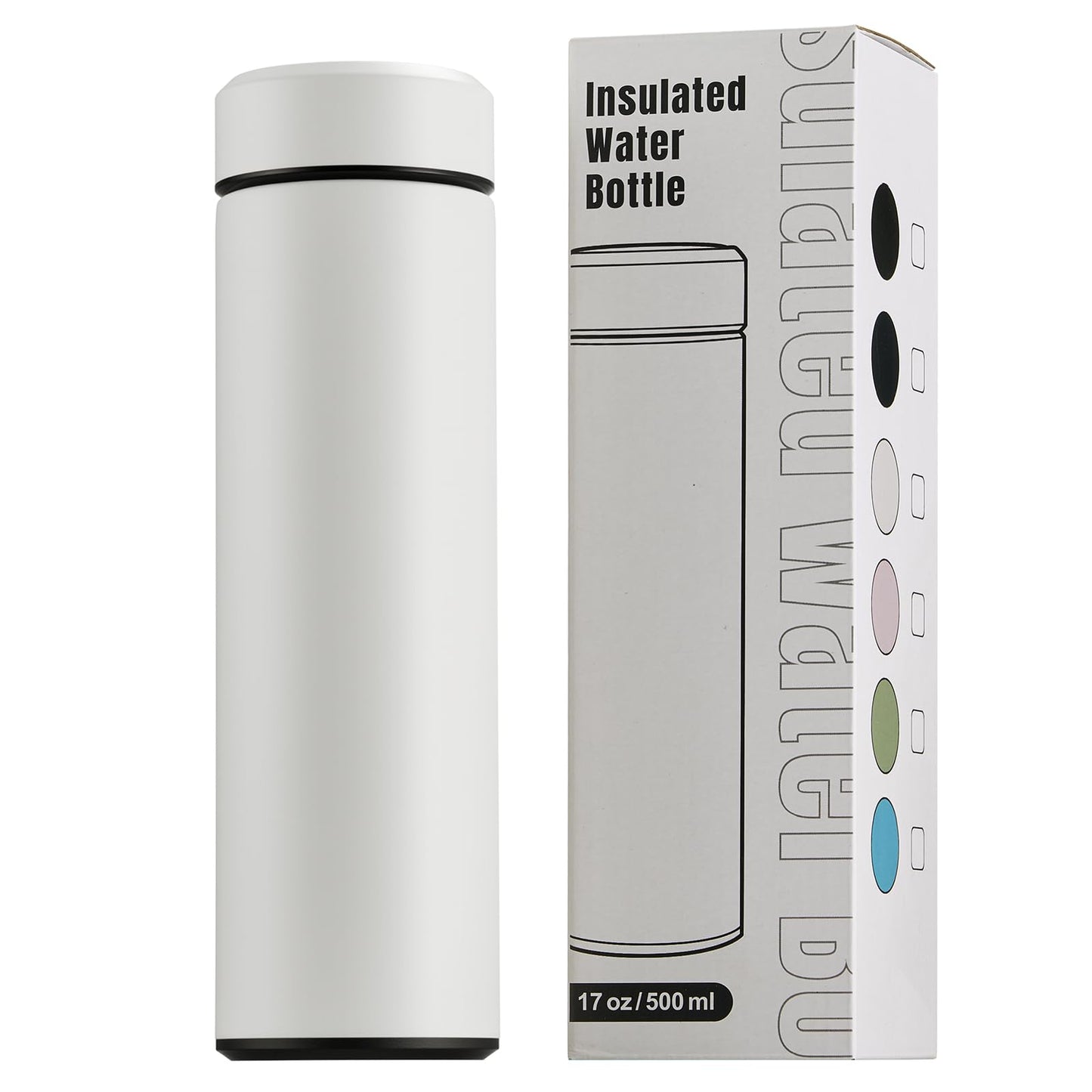 ThremoGuard: 17oz Stainless Steel Insulated Bottle