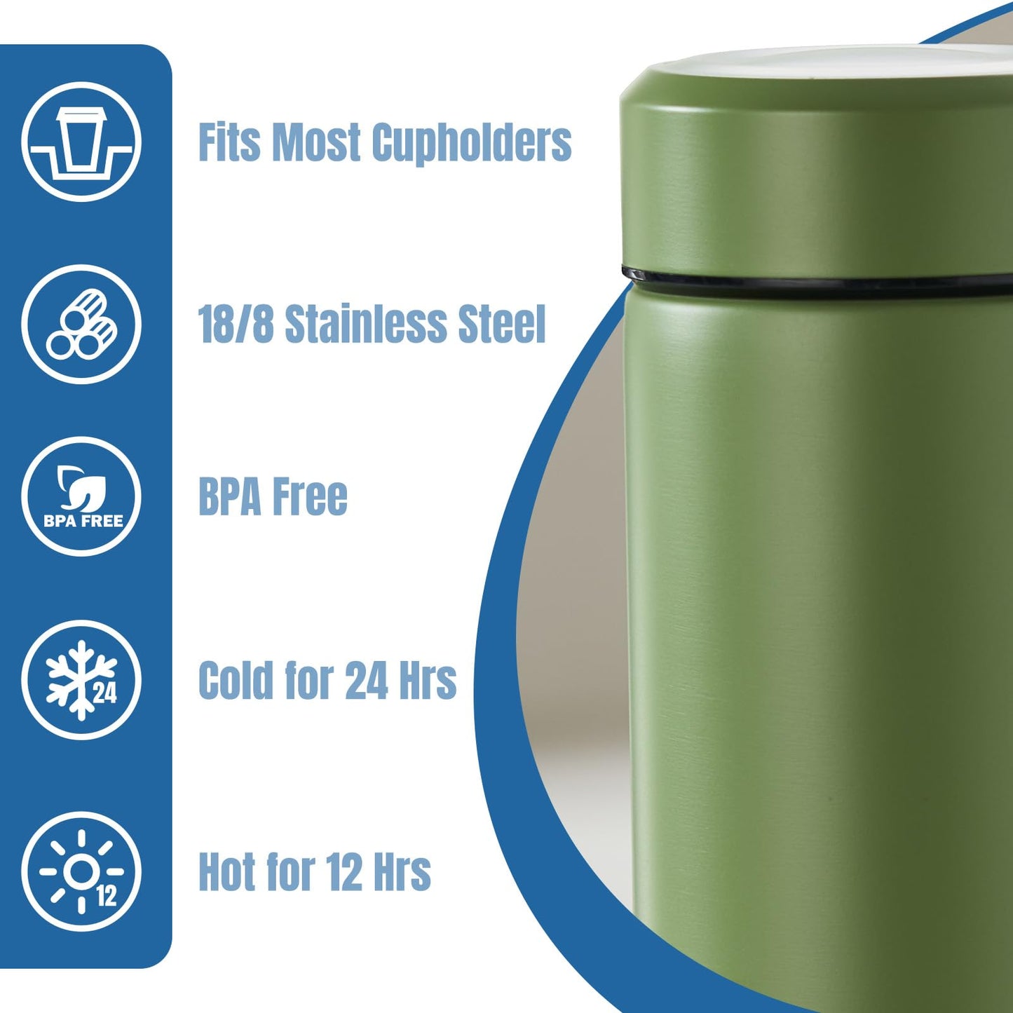 ThremoGuard: 17oz Stainless Steel Insulated Bottle