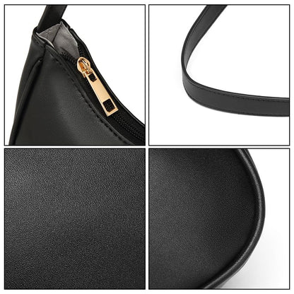 Afashor Retro Vegan Leather Sling Tote Bag