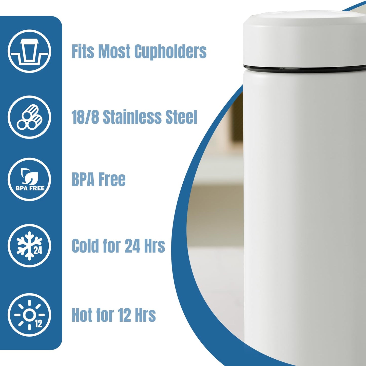 ThremoGuard: 17oz Stainless Steel Insulated Bottle