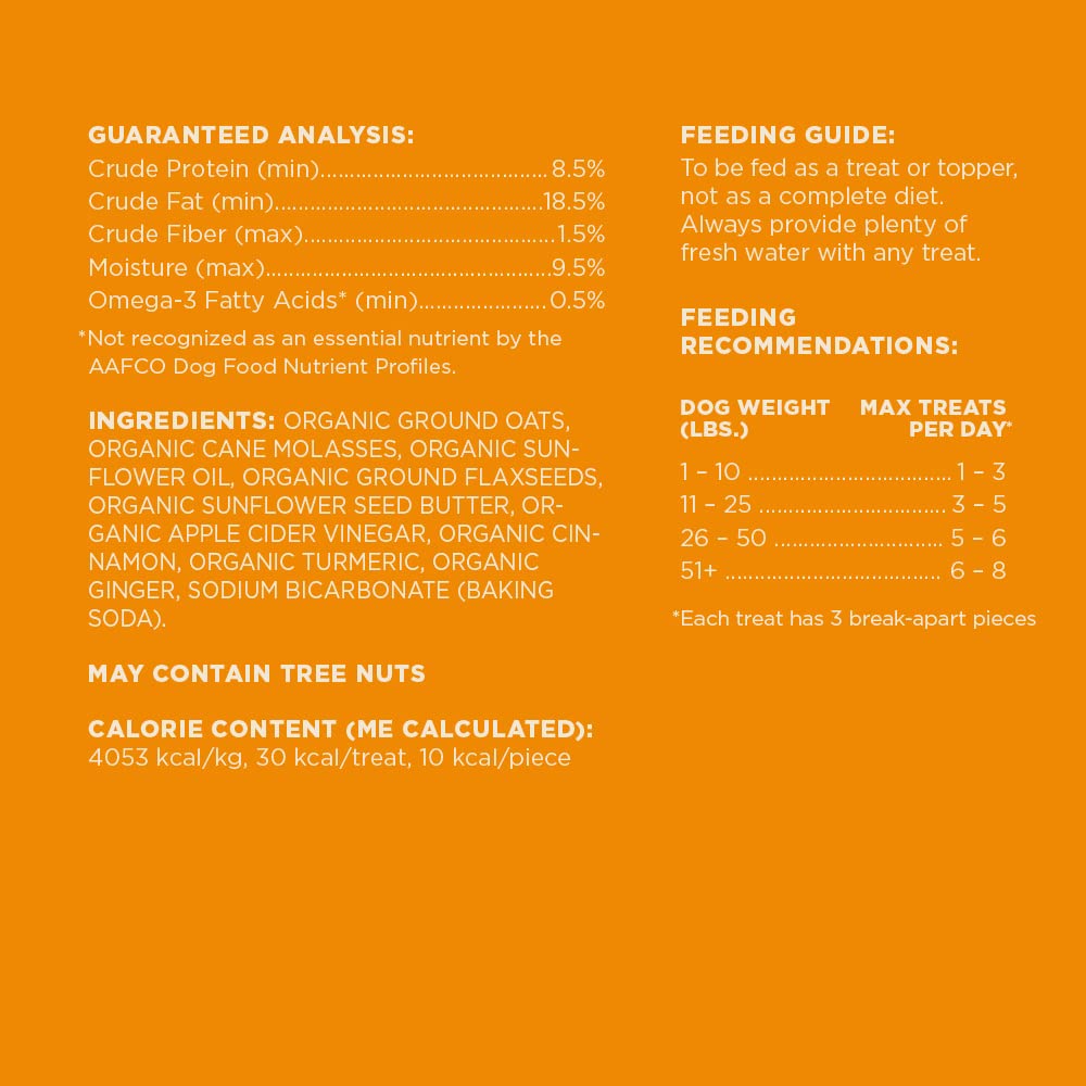 Wag Expedition Pumpkin Chia Dog Treats, Organic Biscuits