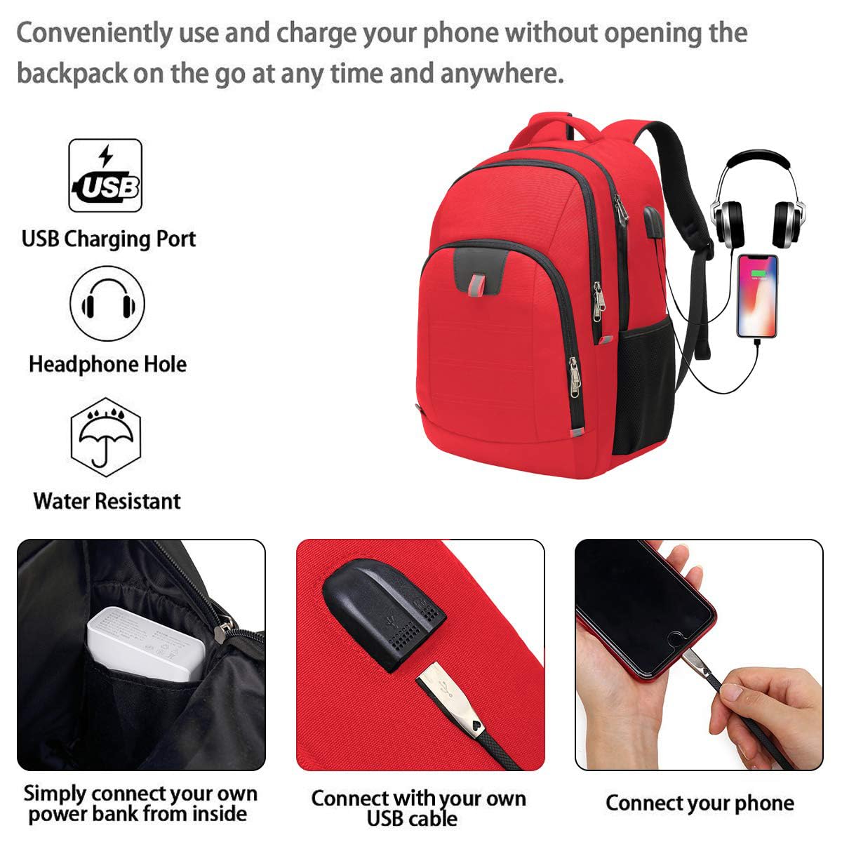 ChargeMate Laptop Backpack