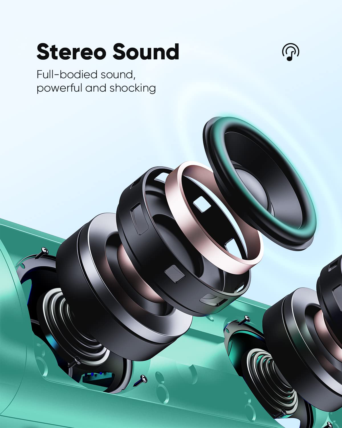 EchoVibe: Portable Waterproof Bluetooth Speaker