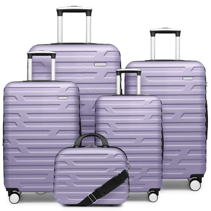 LAVENDER 6pc Hardside Spinner Luggage