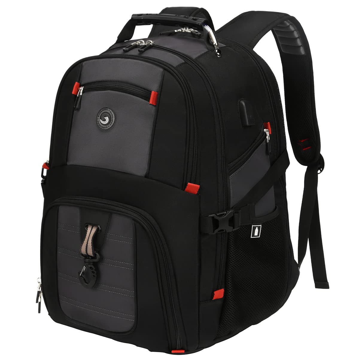 SHRRADOO 50L USB Travel Laptop Backpack - Airline Approved