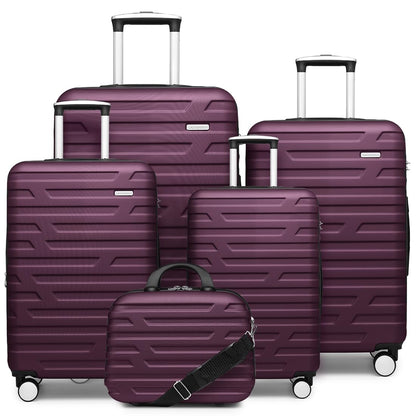 LAVENDER 6pc Hardside Spinner Luggage