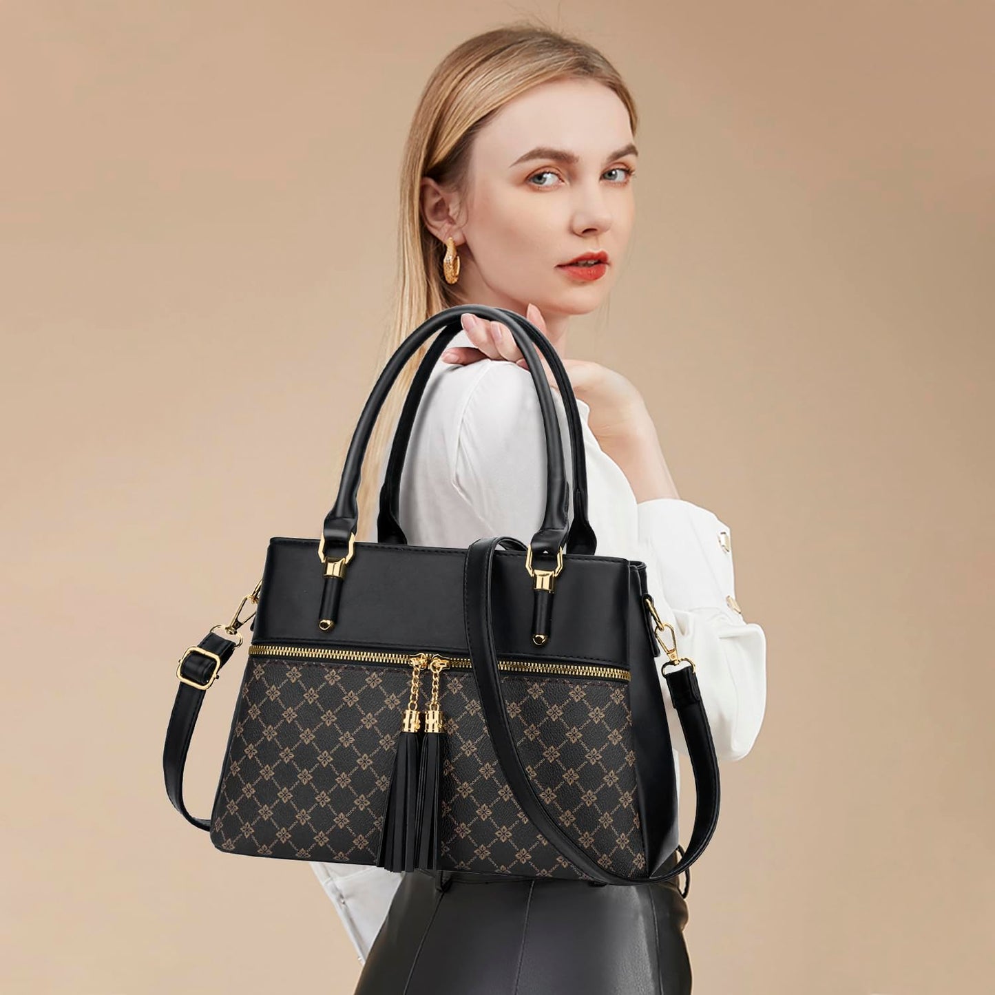 Luxe Leather Satchel & Crossbody Bags