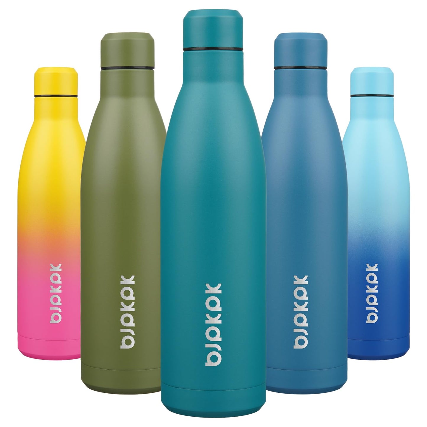 ChillPro 17oz Turquoise Insulated Sports Bottle