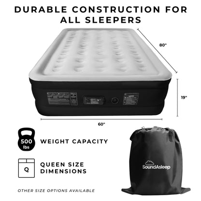 DreamNest Luxe Air Mattress with ComfortCoil Tech