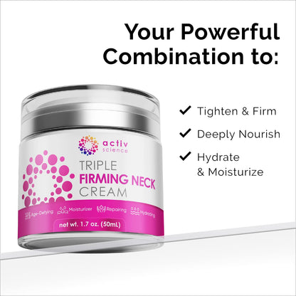 ActiveScience NeckLift Cream - Firm & Hydrate Formula