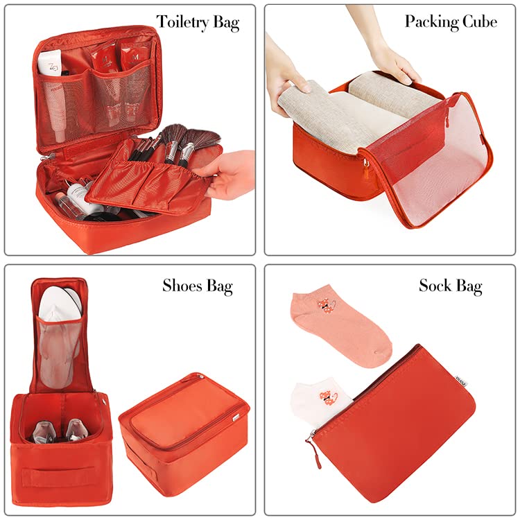 TravelMate 8-Piece Packing Cubes