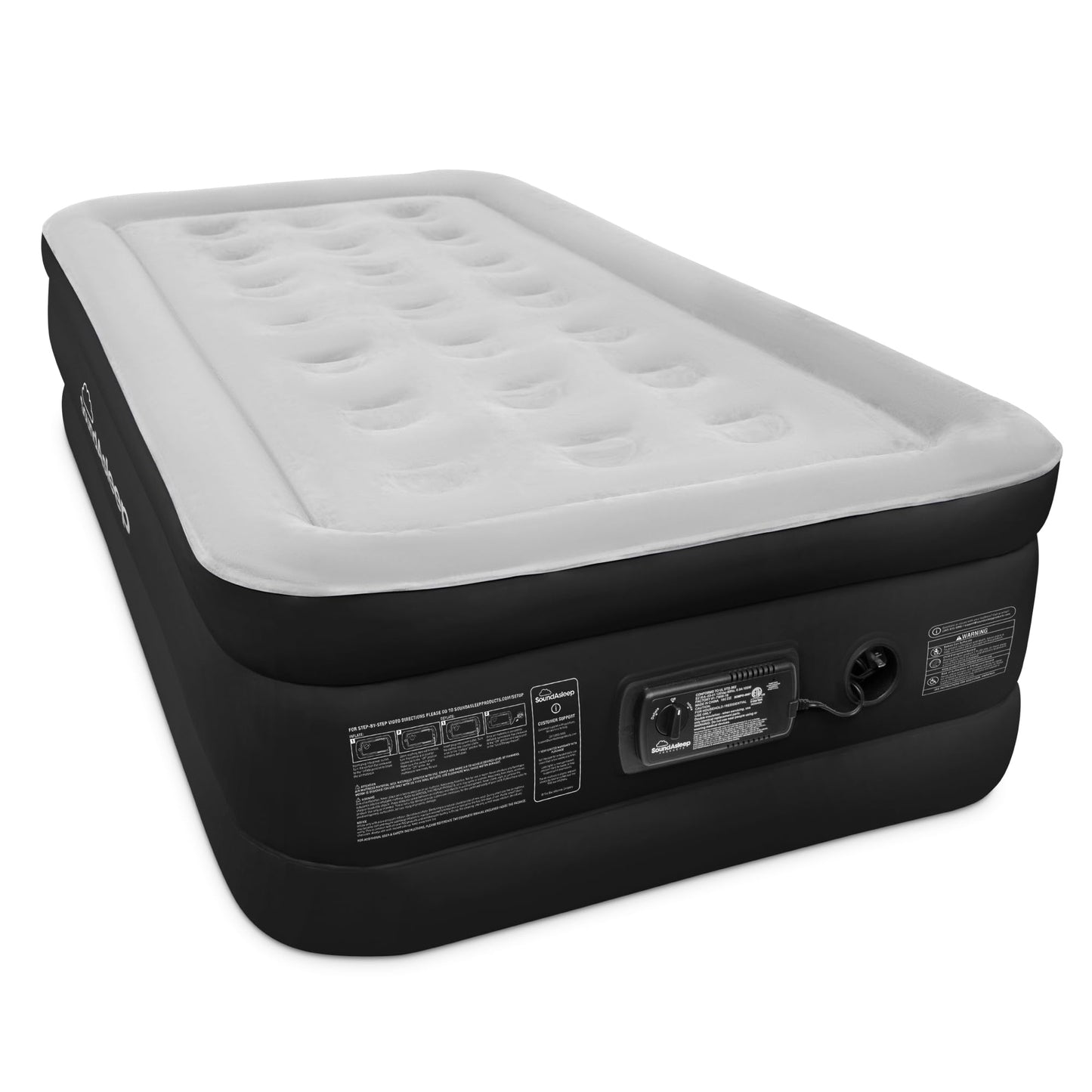 DreamNest Luxe Air Mattress with ComfortCoil Tech