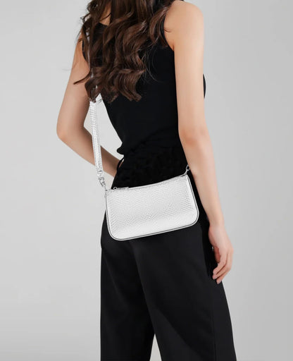 Retro Vegan Leather Shoulder Bag