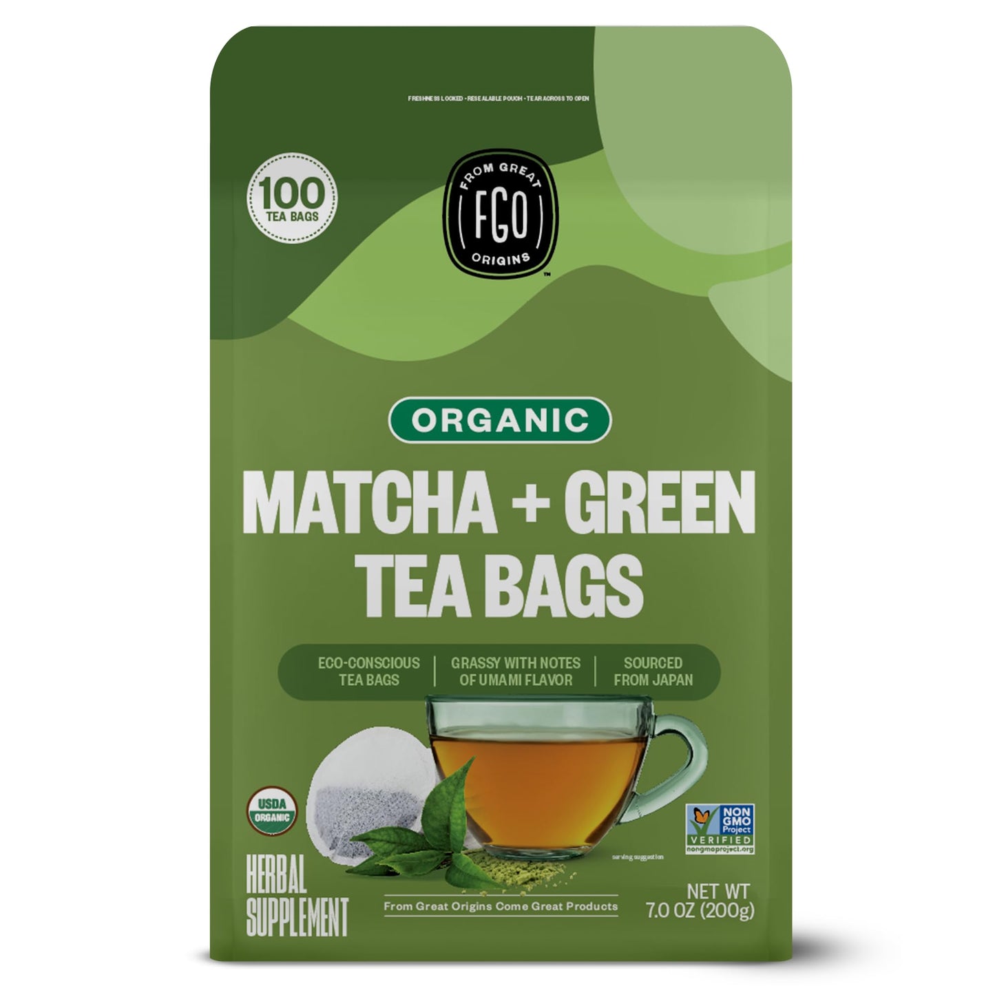 ElderZen Organic Tea - Caffeine-Free Eco Bags