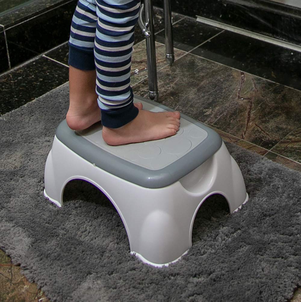Nuby Gray Step Up Stool for Kids