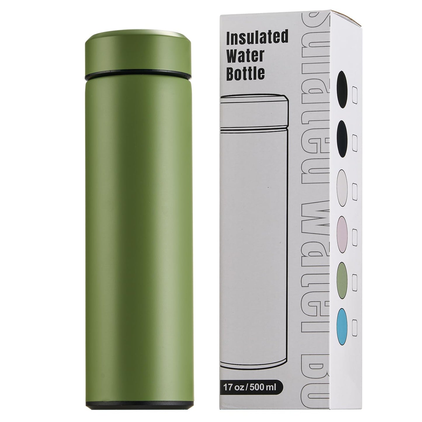 ThremoGuard: 17oz Stainless Steel Insulated Bottle