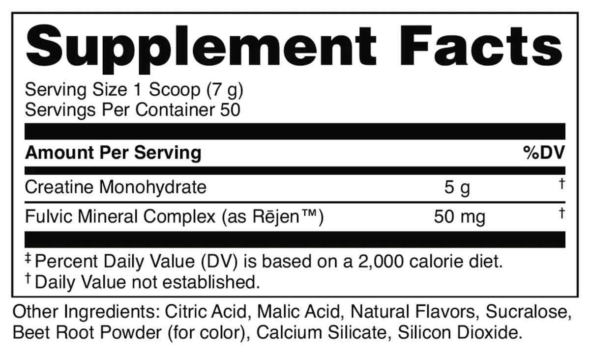 Bucked Up Micronized Creatine - Unflavored Power Boost