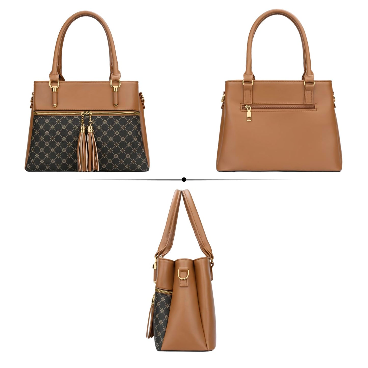 Luxe Leather Satchel & Crossbody Bags
