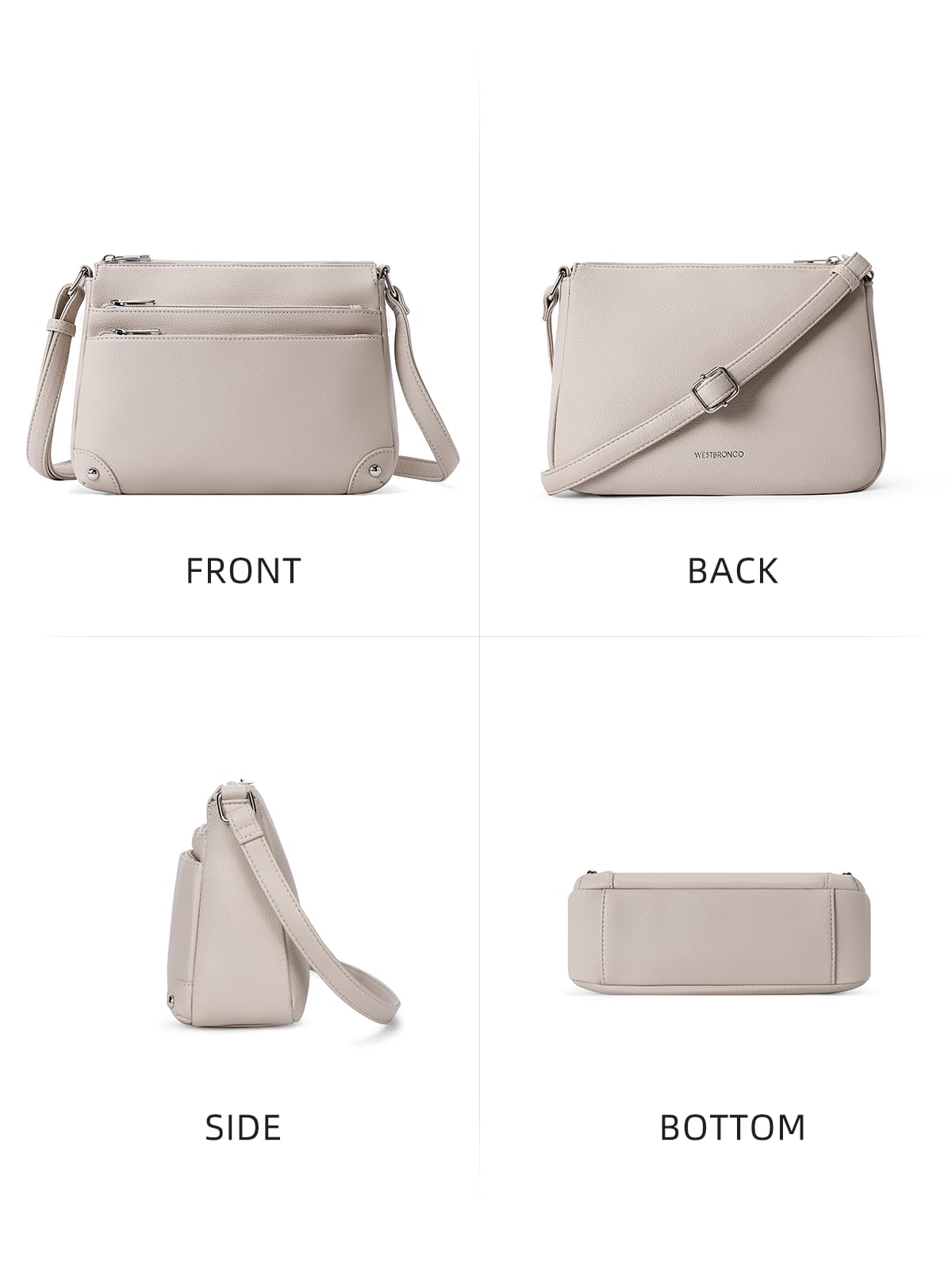 WestBronco ZipSatchel: Women's Medium Crossbody Bag