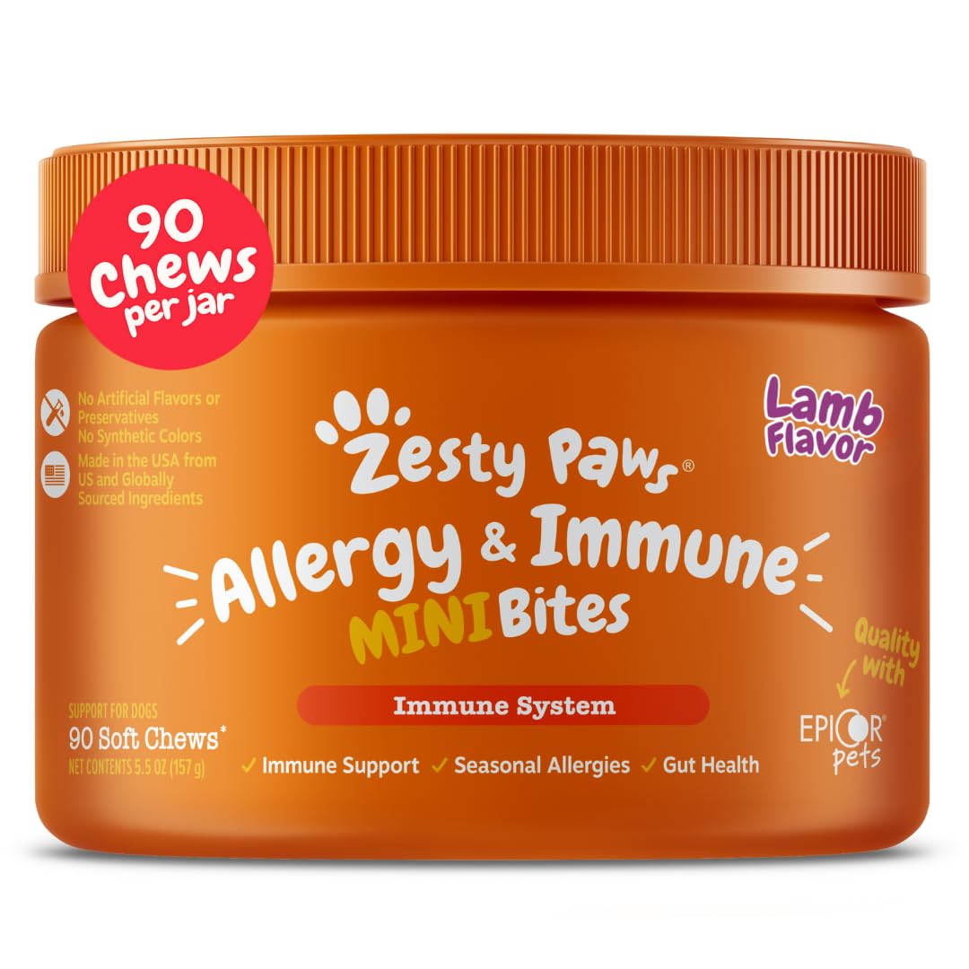 Zesty Paws Itch & Allergy Relief Chews - Lamb 90ct