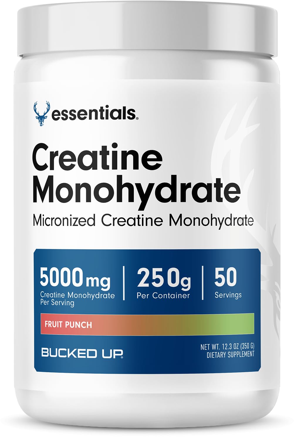 Bucked Up Micronized Creatine - Unflavored Power Boost