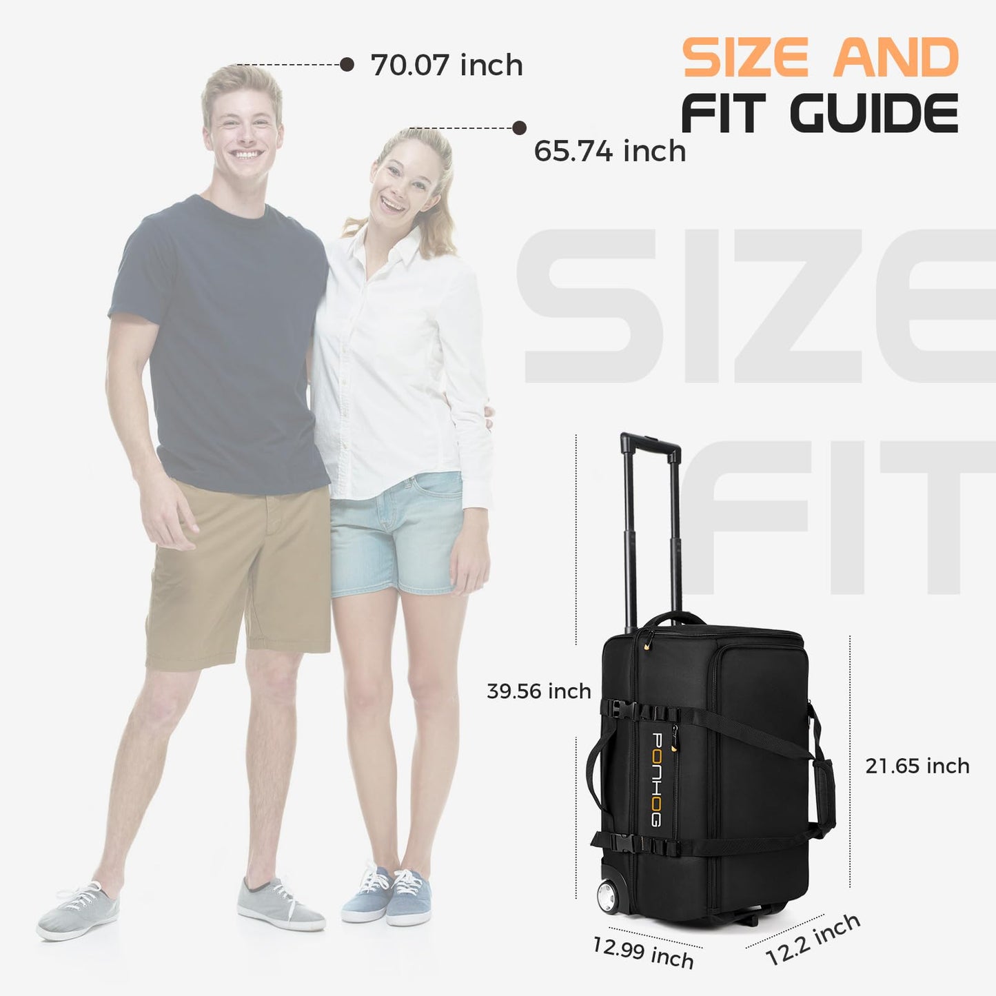 TravelWheels Duffel: Large Waterproof Wheeled Bag