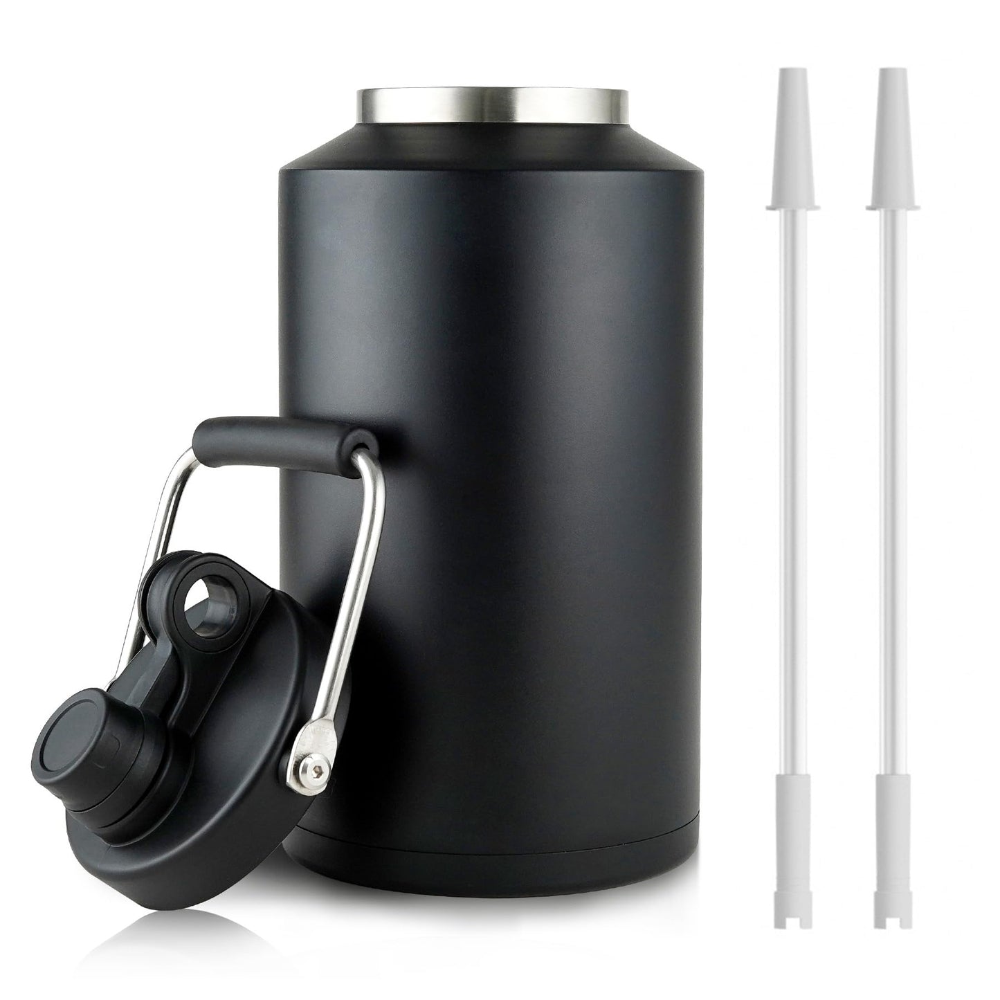 HydraGuard 128oz: Dual-Vacuum Stainless Water Jug