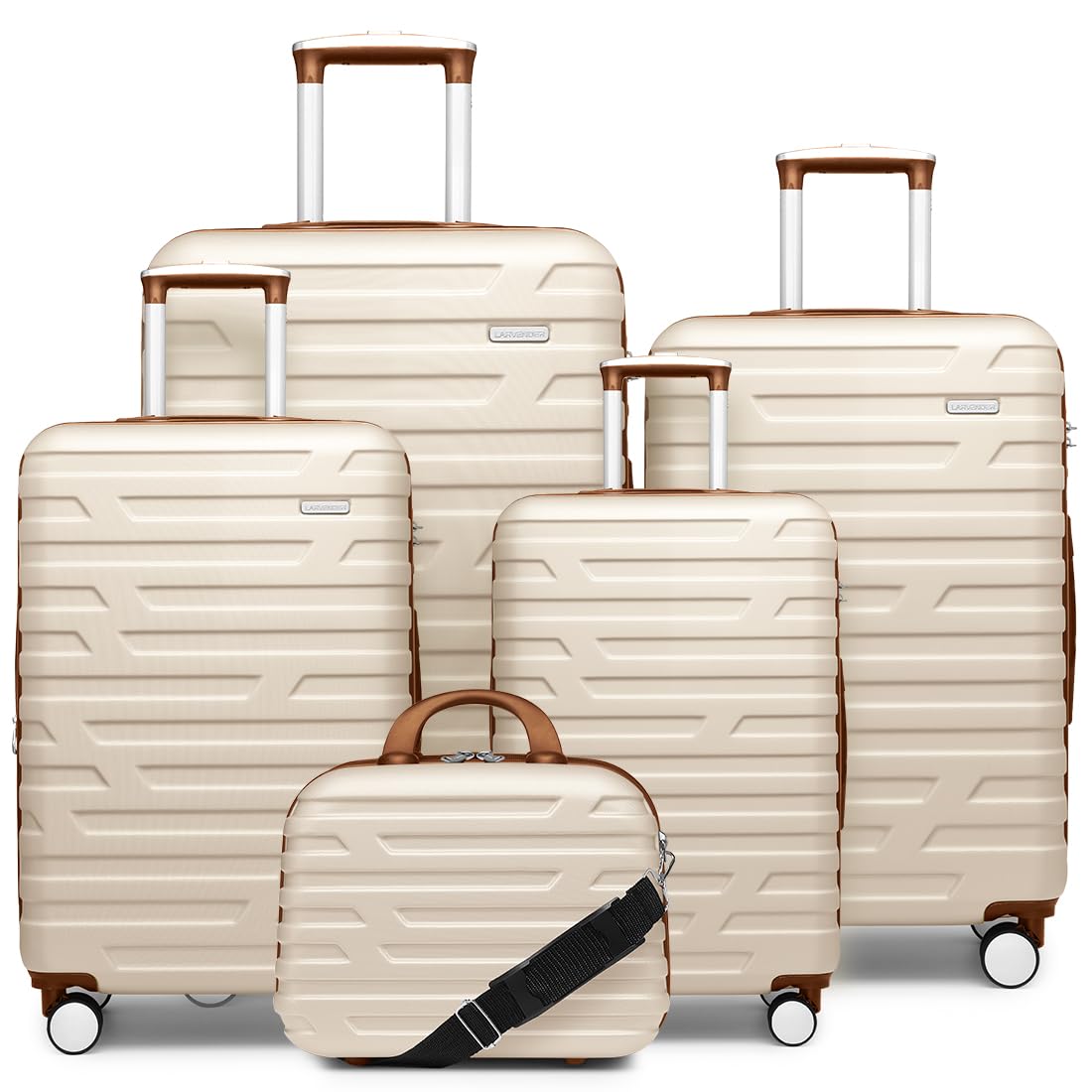 LAVENDER 6pc Hardside Spinner Luggage