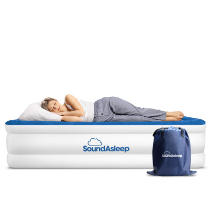 DreamNest Luxe Air Mattress with ComfortCoil Tech