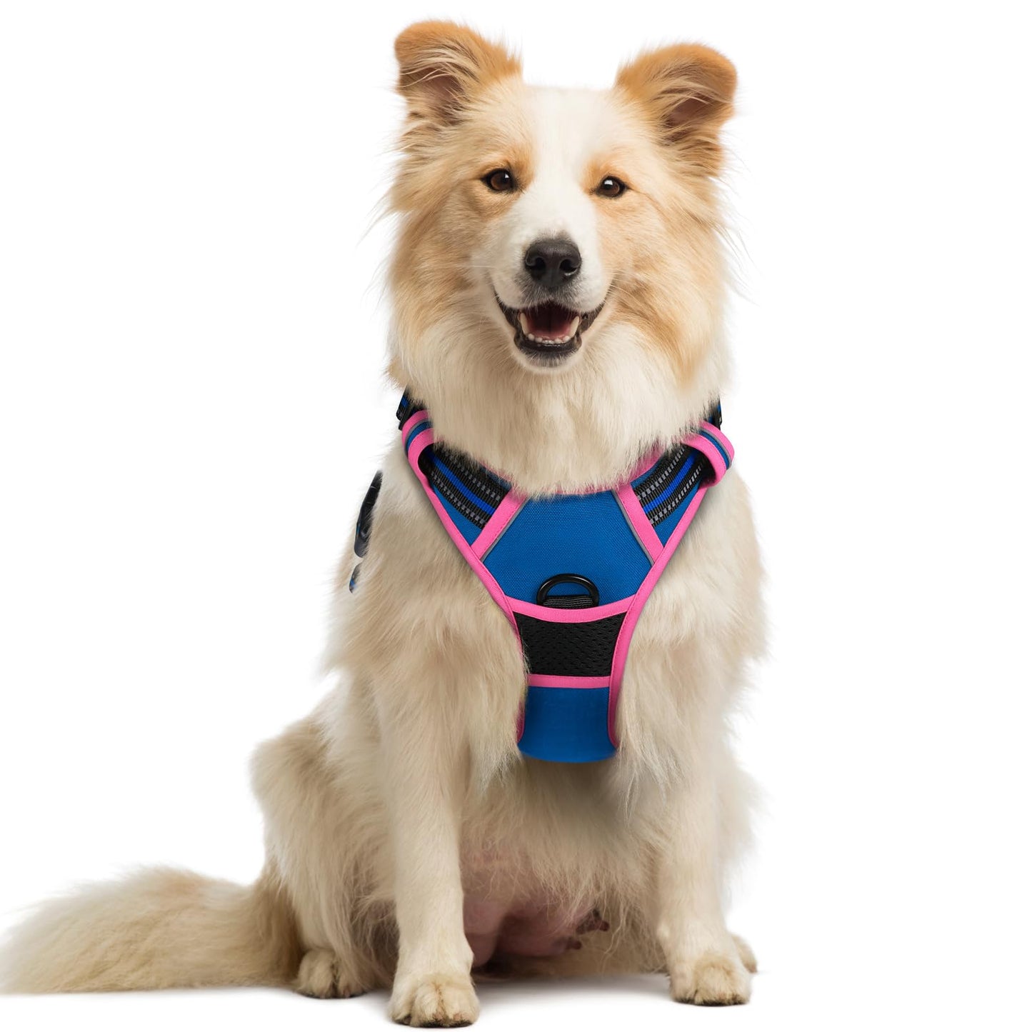 PawGuard No-Pull Reflective Dog Harness - Large Black