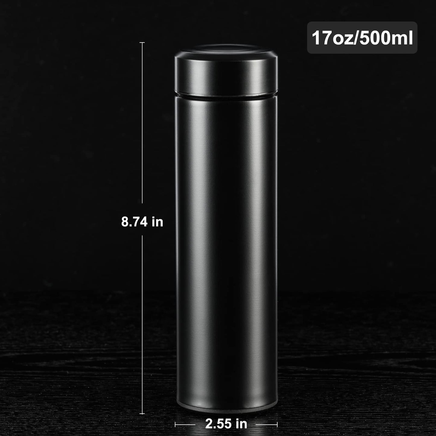 ThremoGuard: 17oz Stainless Steel Insulated Bottle