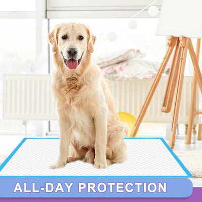 Puppy Pee Pro Pads - 100 Count Super Absorbent Set