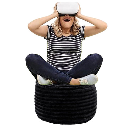 VersaPouf: Unstuffed Ottoman & Foot Rest Cover