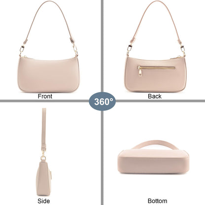 Retro Vegan Leather Shoulder Bag