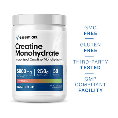 Bucked Up Micronized Creatine - Unflavored Power Boost