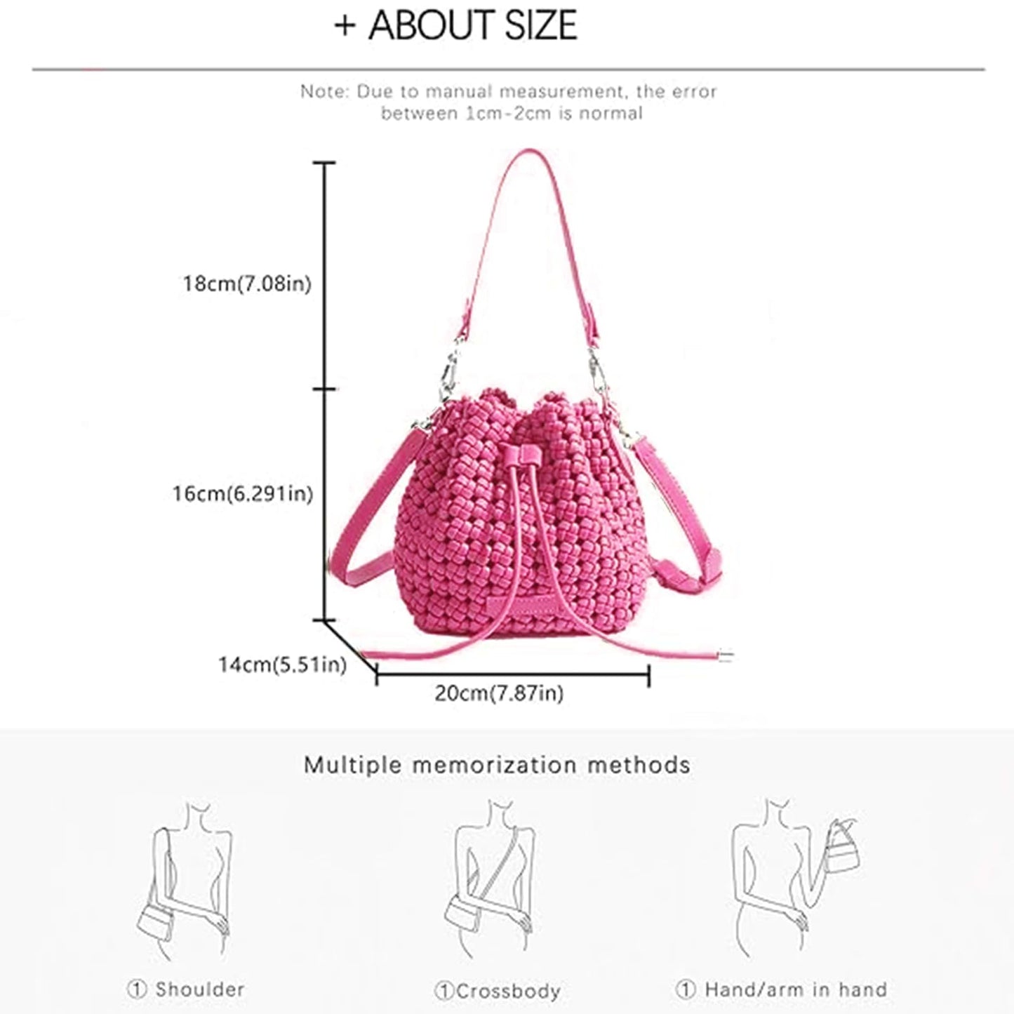 Hollow Bucket Tote Bag