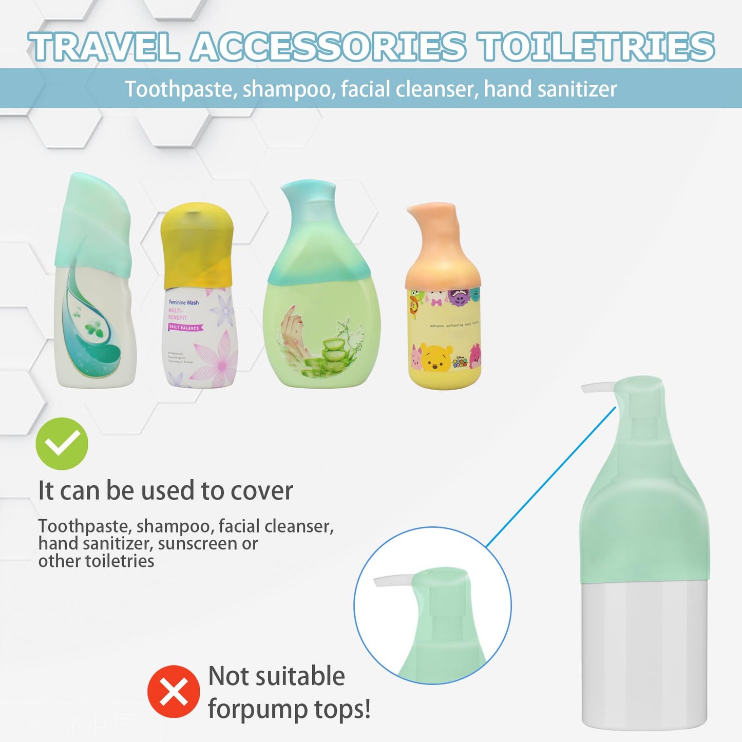 TravelGuard Silicone Bottle Covers: Leak-Proof Essentials